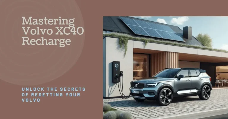 How to Reset the Volvo XC40 Recharge? Step-by-Step Meta Description: Frozen screen, connectivity drops, or selling the car? Here are all five reset methods for the Volvo XC40 Recharge and EX40 — from soft reboot to factory reset. Primary Keyword: how to reset Volvo XC40 Recharge
