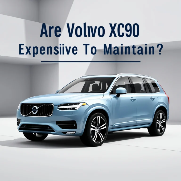 Are Volvo XC90 Expensive to Maintain