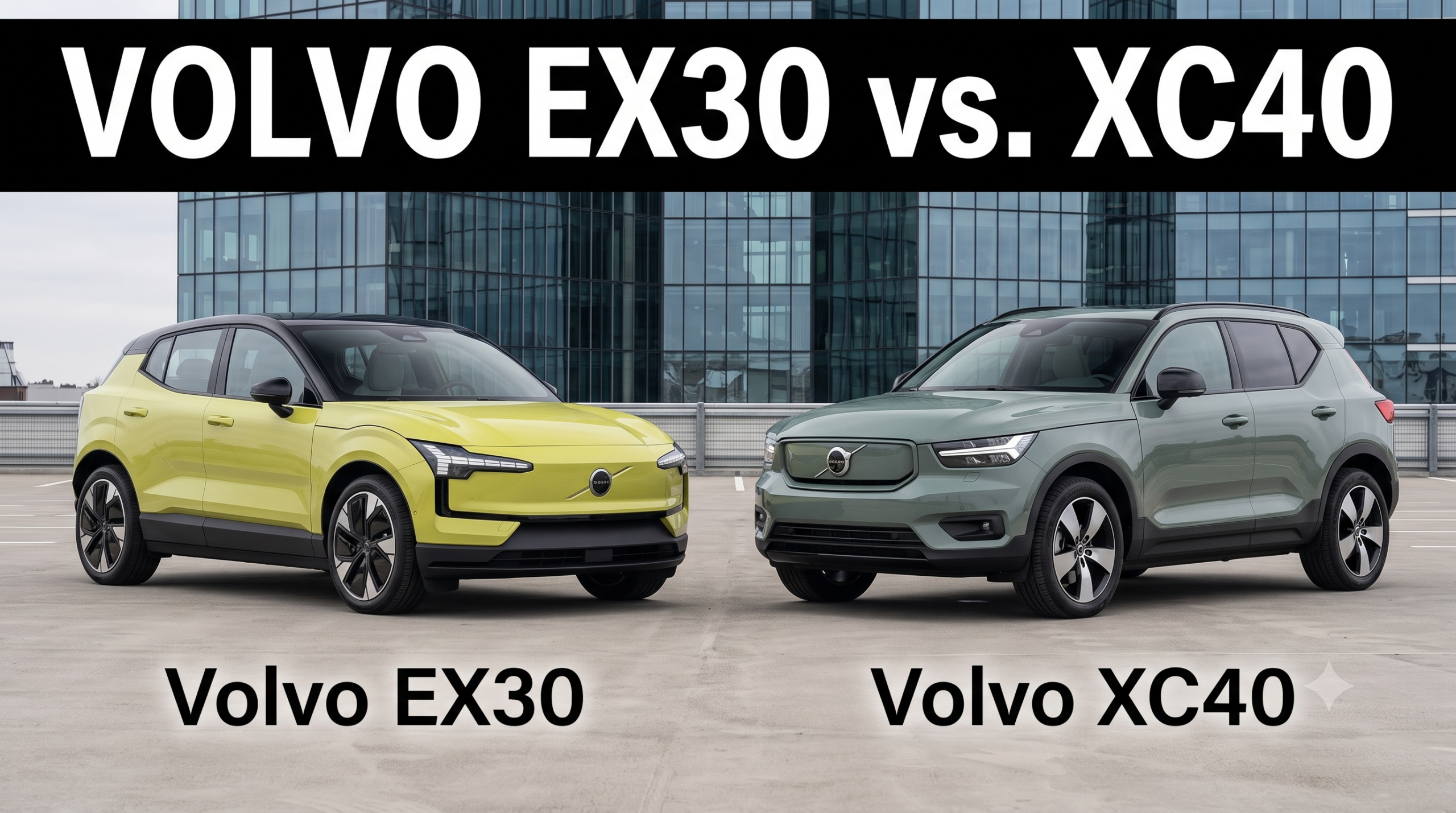 Volvo EX30 vs. XC40: A Detailed Comparison of Two Compact Electric SUVs Gemini Generated Image ynnicmynnicmynni scaled