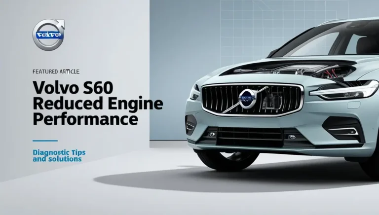 Volvo S60 Reduced Engine Performance – Causes, Symptoms, and Solutions