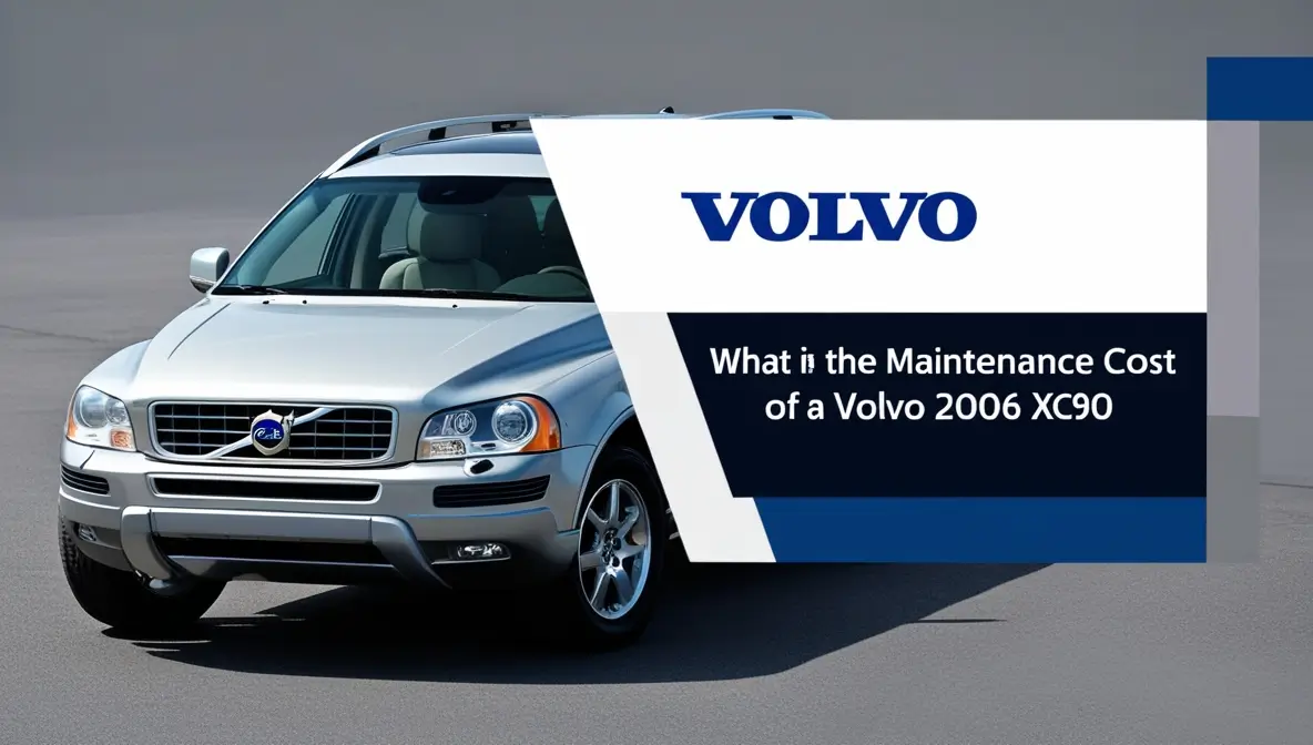 What is the Maintenance Cost of a Volvo 2006 XC90? What is the Maintenance Cost of a Volvo 2006 XC90