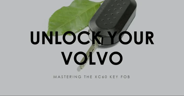 How to Program a Volvo Key Fob