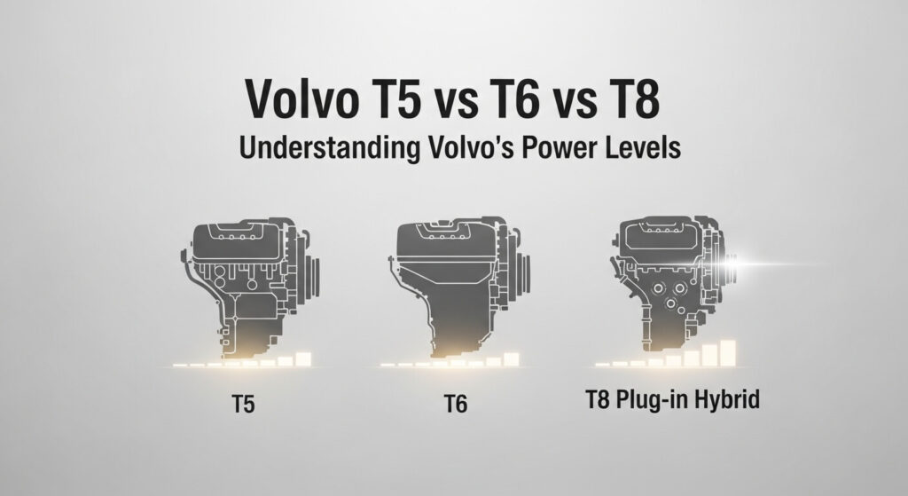 Volvo T5 vs T6 vs T8 – A Comprehensive Comparison Guide Volvo T5 vs T6 vs T8
