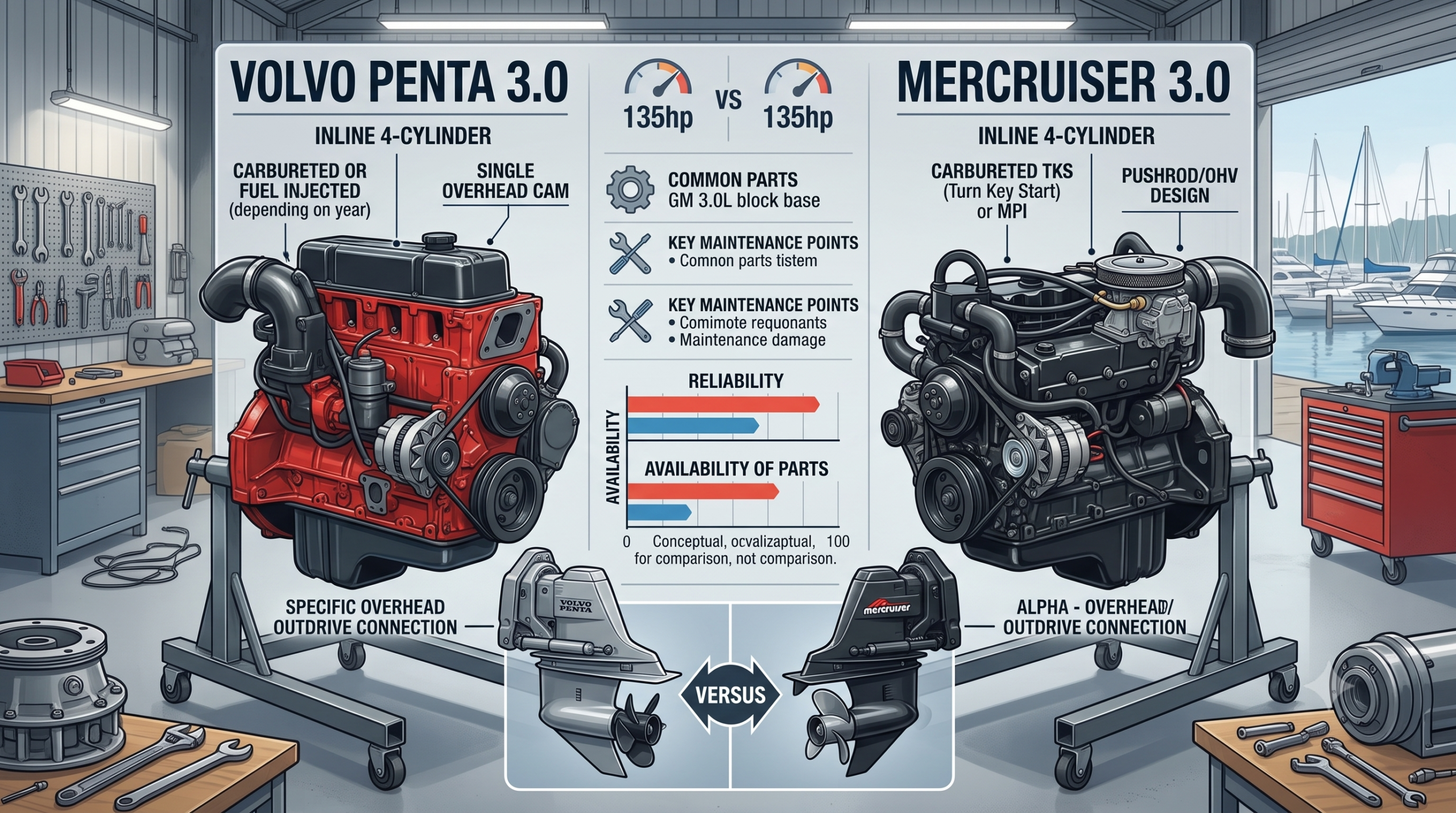 Volvo Penta 3.0 vs Mercruiser 3.0? Gemini Generated Image 1w22is1w22is1w22 scaled