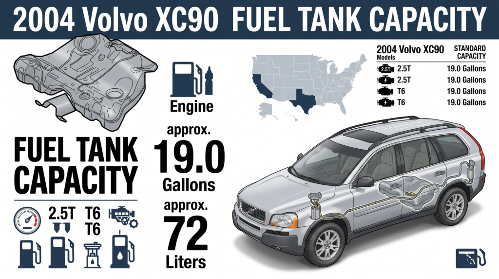 2004 Volvo XC90 Fuel Tank Capacity? Gemini Generated Image 2qayb02qayb02qay