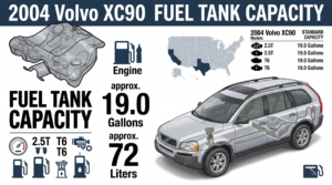 2004 Volvo XC90 Fuel Tank Capacity?