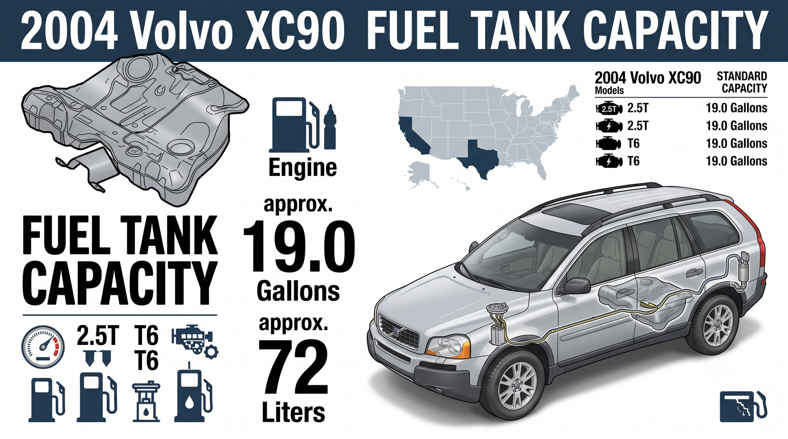 2004 Volvo XC90 Fuel Tank Capacity? Gemini Generated Image 2qayb02qayb02qay scaled