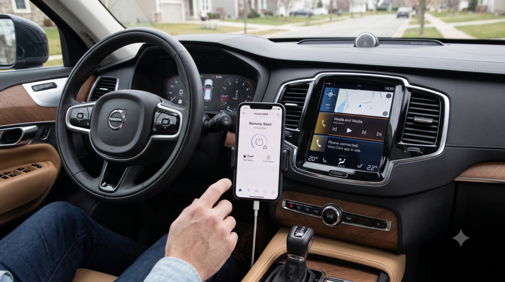 Will My Phone Work With My Volvo XC90? Gemini Generated Image 48t27948t27948t2