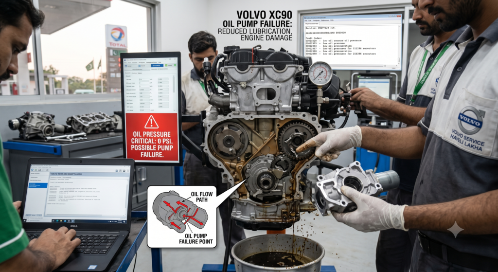 What Happens When the Oil Pump Fails in a Volvo XC90? Gemini Generated Image cd1jtpcd1jtpcd1j