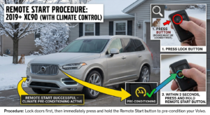 How to Remote Start a Volvo XC90 With Key Fob?