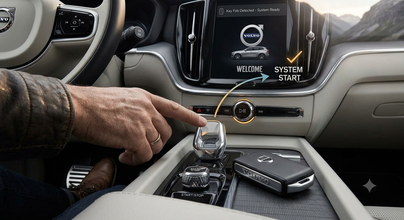 How to Start a Volvo XC60 With Key? Gemini Generated Image dy48epdy48epdy48