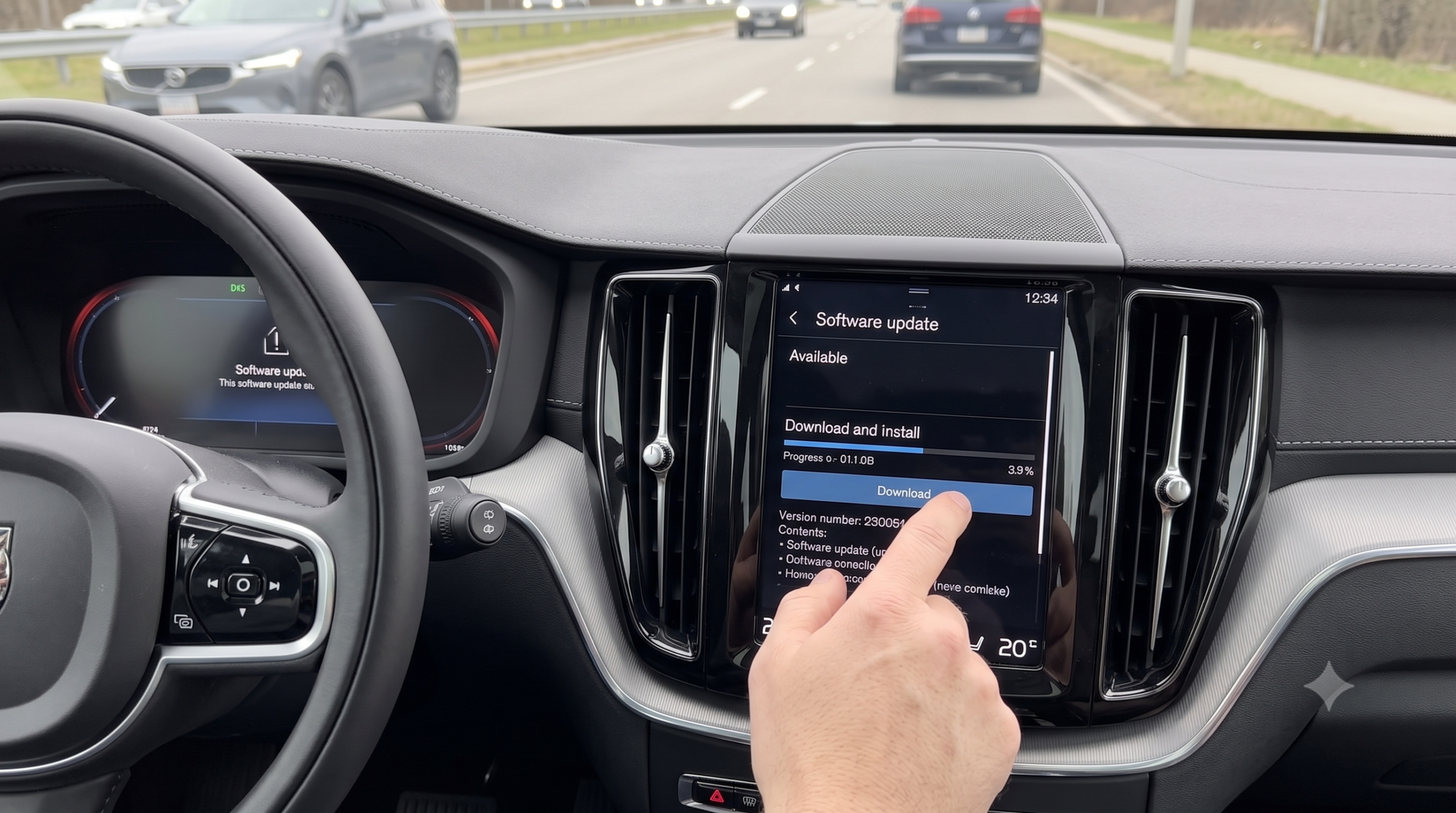 How to Update Software in a Volvo XC60? Gemini Generated Image fehg84fehg84fehg scaled