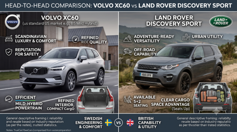 Volvo XC60 vs Land Rover Discovery Sport?