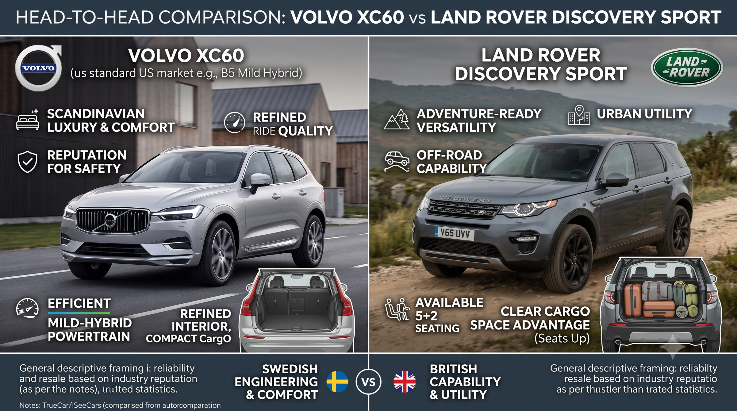 Volvo XC60 vs Land Rover Discovery Sport? Gemini Generated Image g28ty3g28ty3g28t scaled