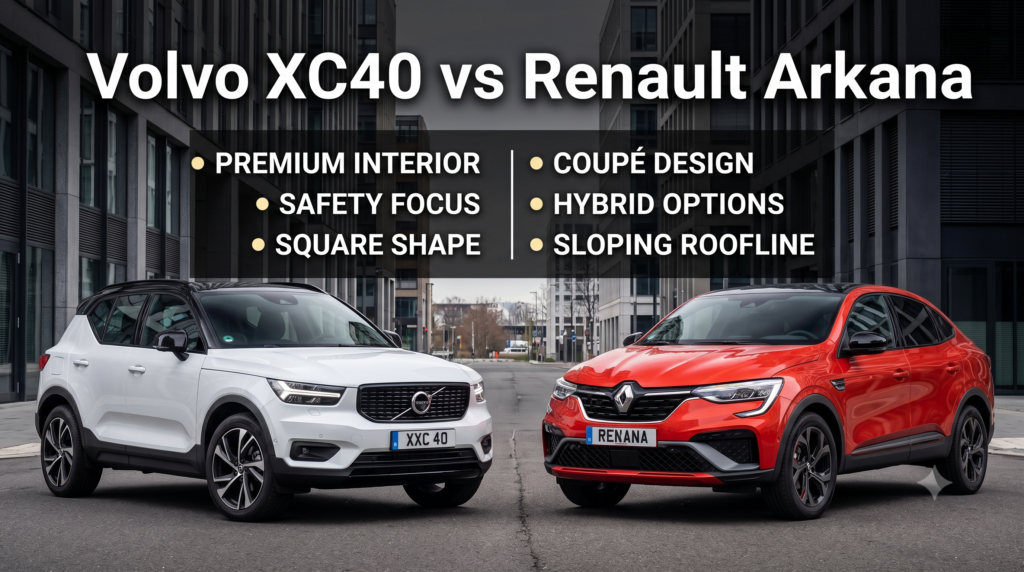 Volvo XC40 vs Renault Arkana? Gemini Generated Image gb6h8sgb6h8sgb6h