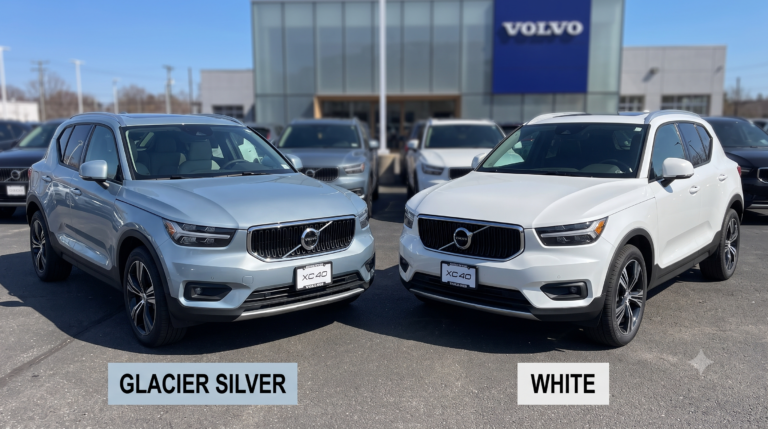 Volvo Glacier Silver vs White? Volvo Glacier Silver vs White?