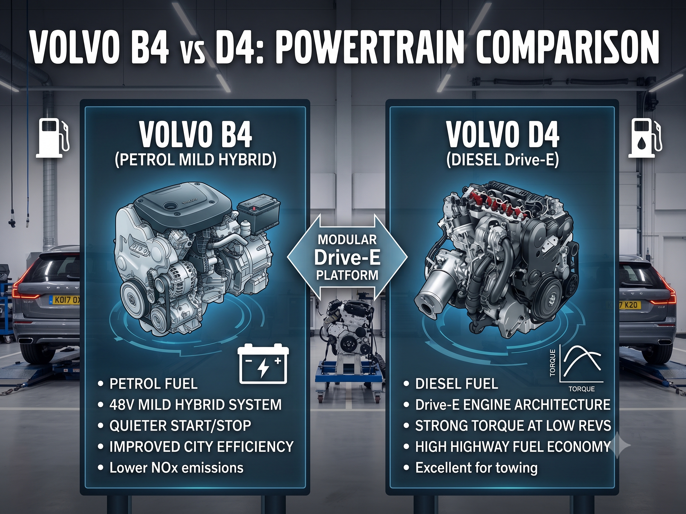 Volvo B4 vs D4? Gemini Generated Image hinewnhinewnhine