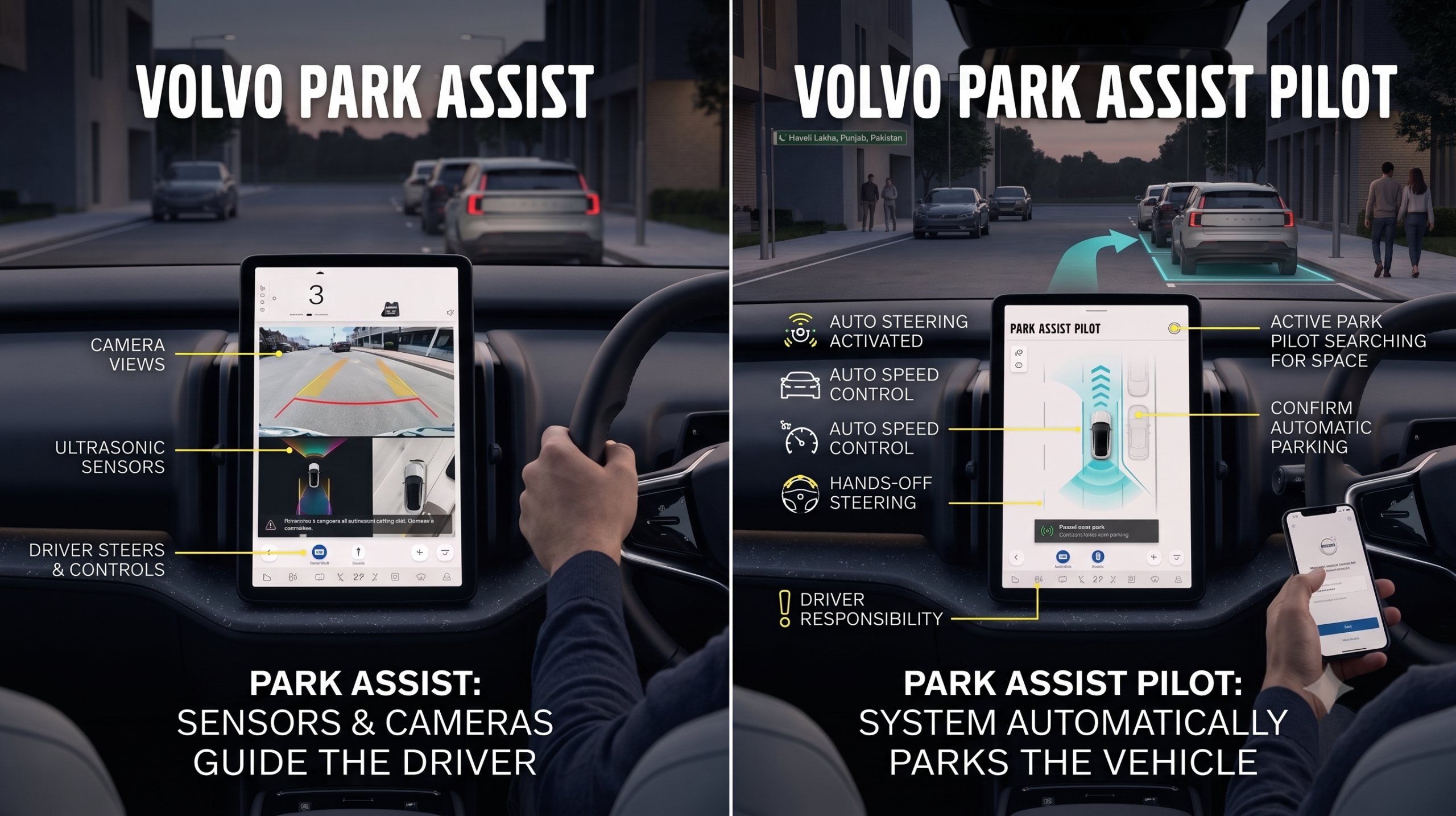 Volvo Park Assist vs Park Assist Pilot? Gemini Generated Image hymckrhymckrhymc scaled