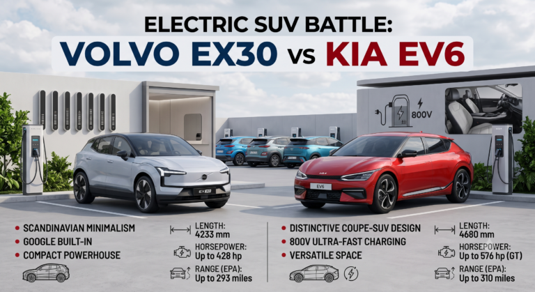 Volvo EX30 vs Kia EV6? Volvo EX30 vs Kia EV6?