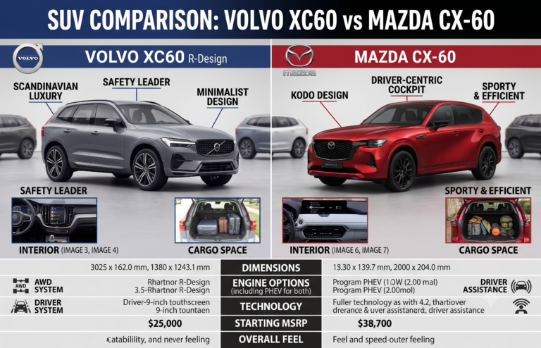 Volvo XC60 vs Mazda CX-60? Volvo XC60 vs Mazda CX-60?