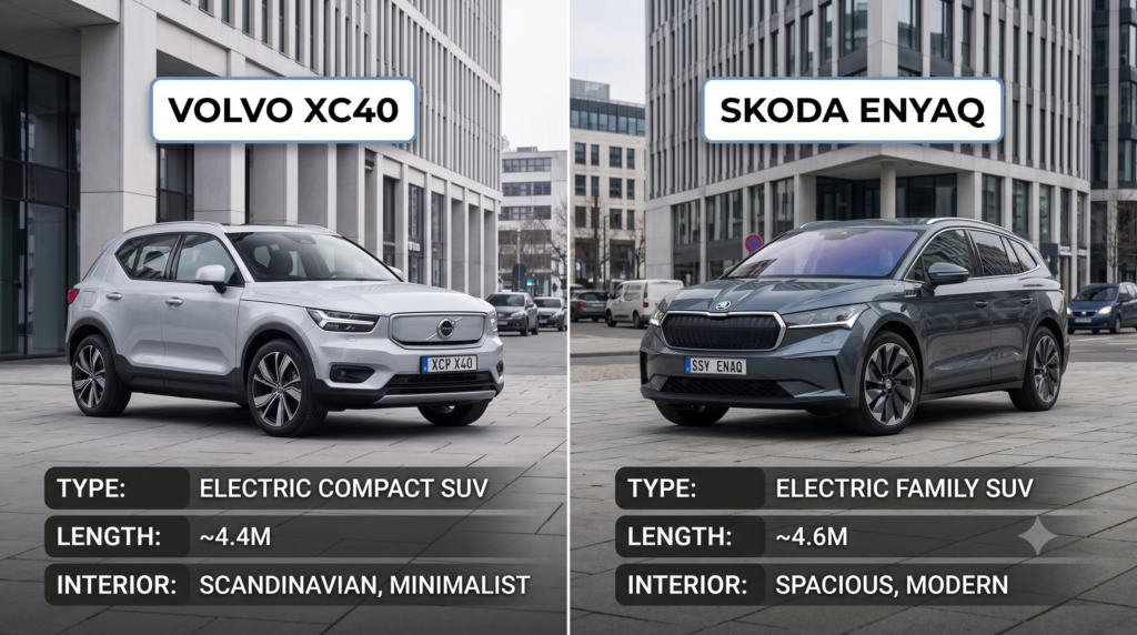 Volvo XC40 vs Skoda Enyaq? Gemini Generated Image l7gso6l7gso6l7gs