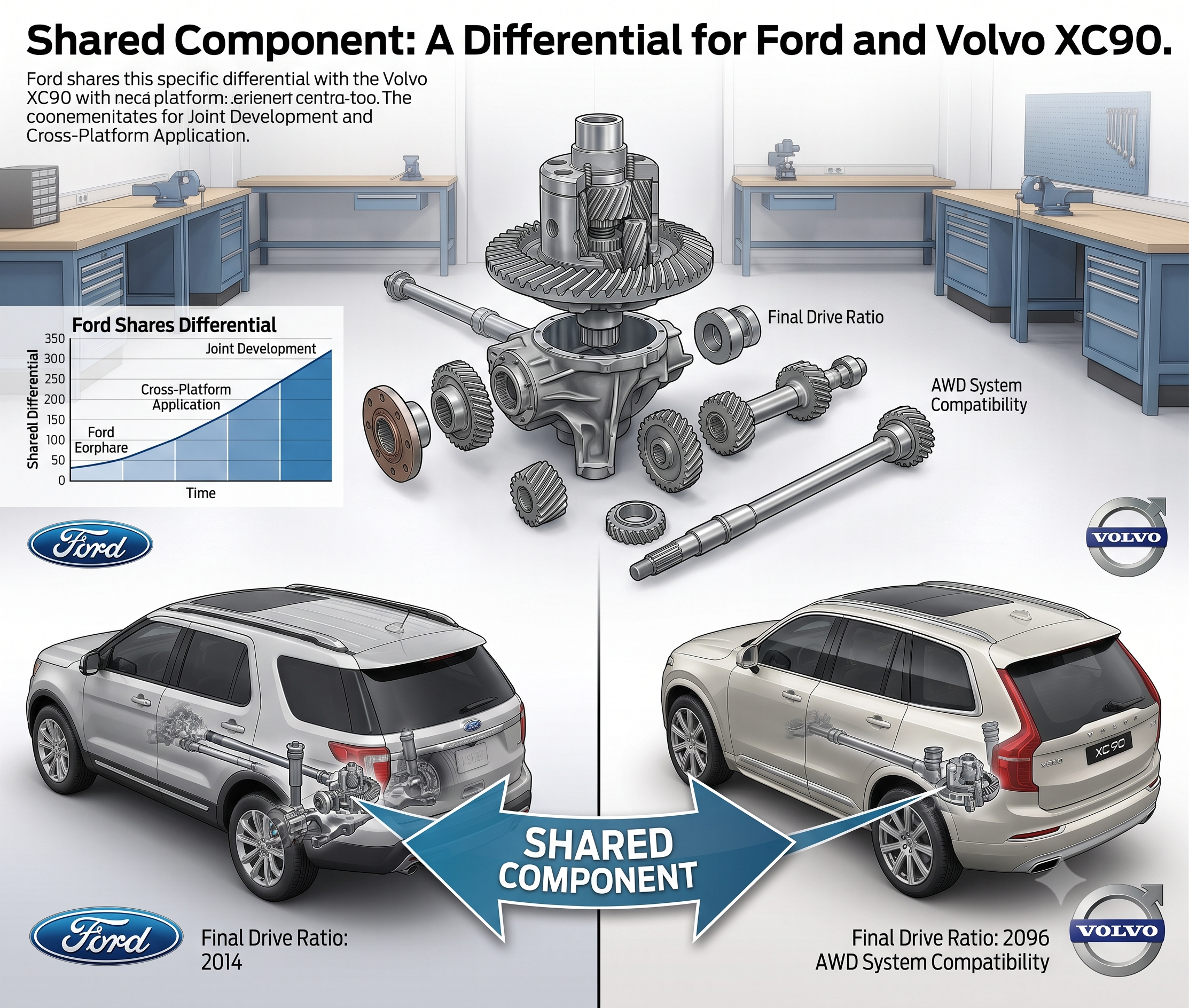 What Ford Shares a Differential With the Volvo XC90?