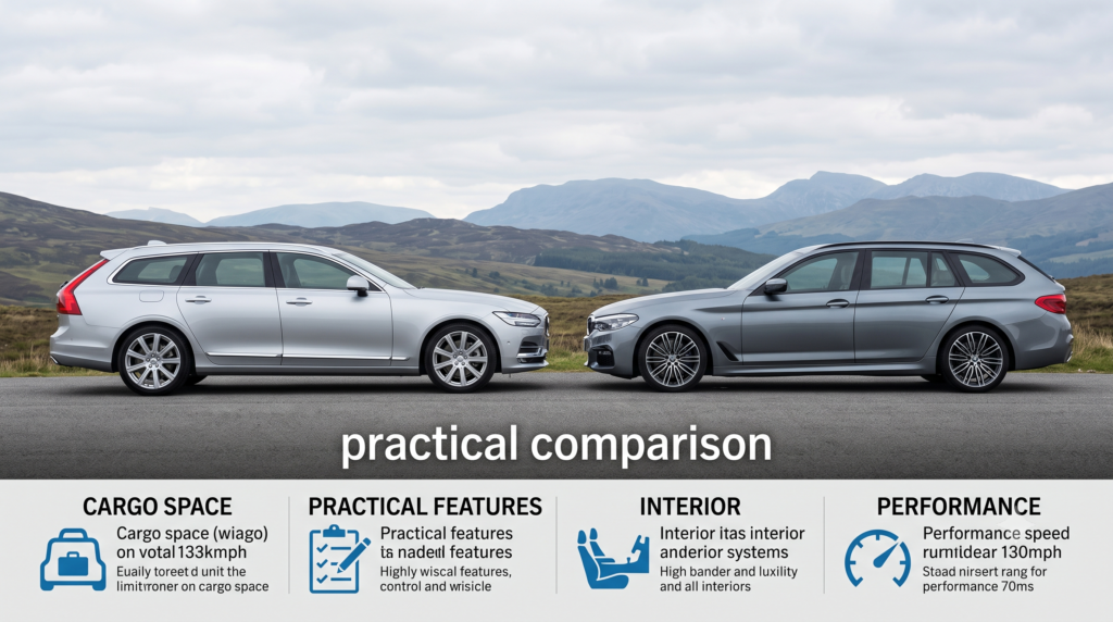 Volvo V90 vs BMW 5 Series Touring? Gemini Generated Image m2hnidm2hnidm2hn