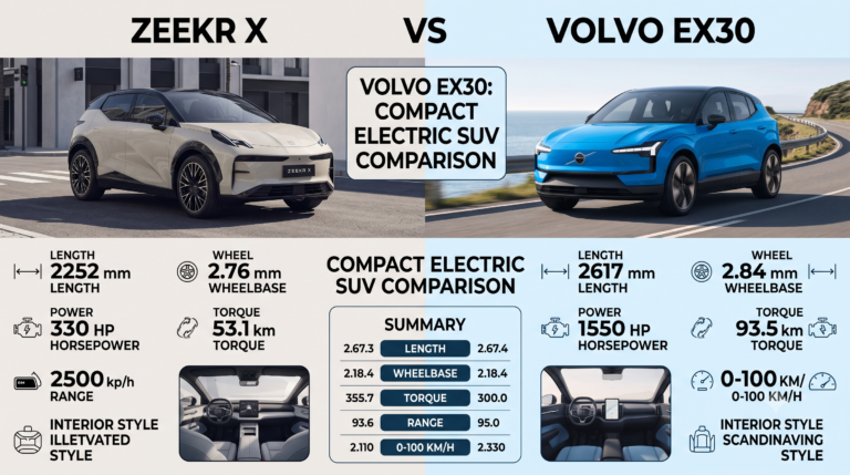 Zeekr X vs Volvo EX30? Zeekr X vs Volvo EX30?