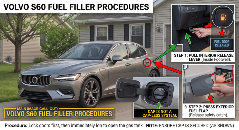 How to Open the Gas Tank on a Volvo S60? How to Open the Gas Tank on a Volvo S60?
