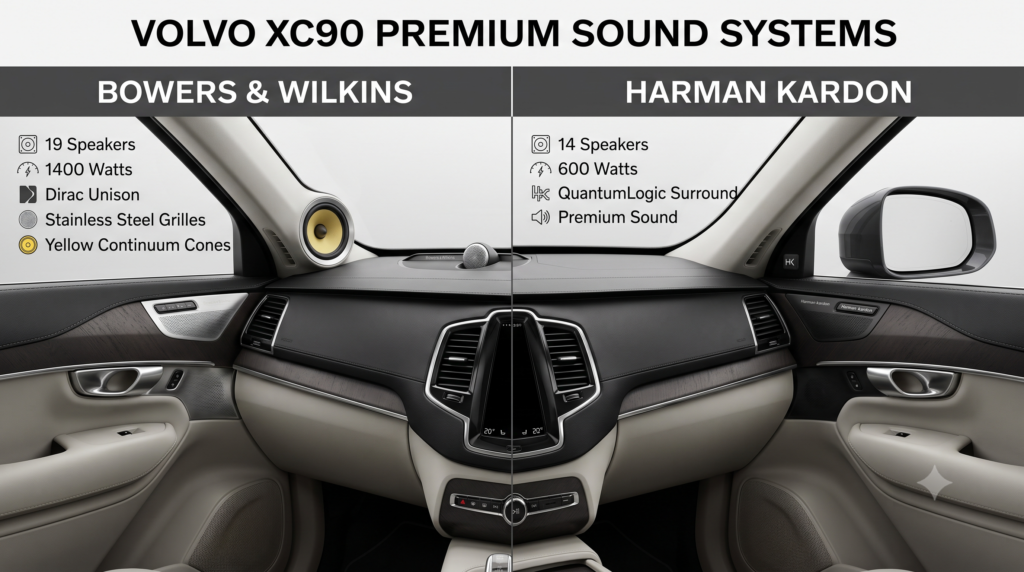 Volvo XC90 Bowers & Wilkins vs Harman Kardon? Gemini Generated Image qgo6nnqgo6nnqgo6