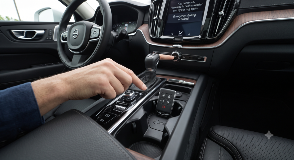 How to Start a Volvo XC60 With a Dead Key Fob? Gemini Generated Image sm5r5zsm5r5zsm5r