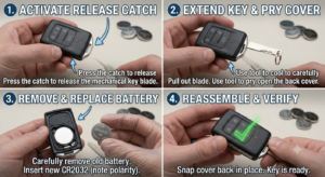 How to Replace the Battery in a Volvo Key Fob?