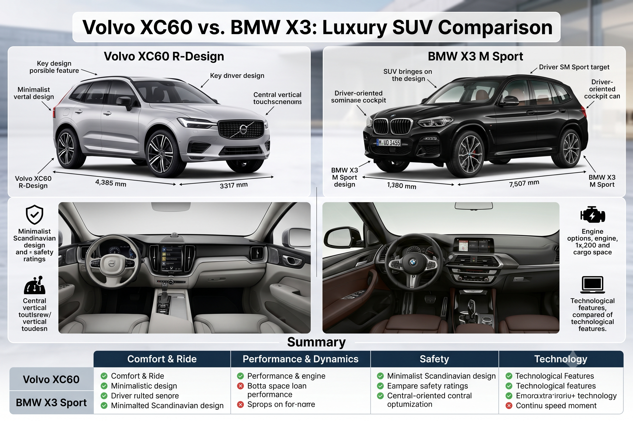Volvo XC60 vs BMW X3? Gemini Generated Image wej3i9wej3i9wej3