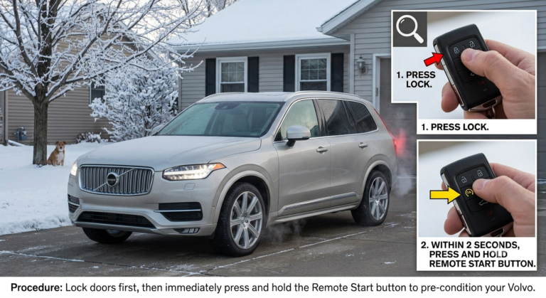 How to Remote Start a 2019 Volvo XC90?