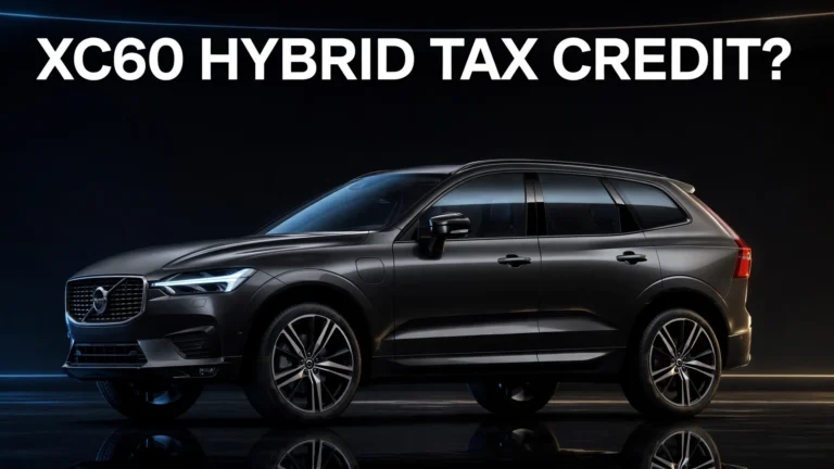 Does the Volvo XC60 Hybrid Qualify for a Tax Credit? 2026 Answer: No — Run These Numbers Instead