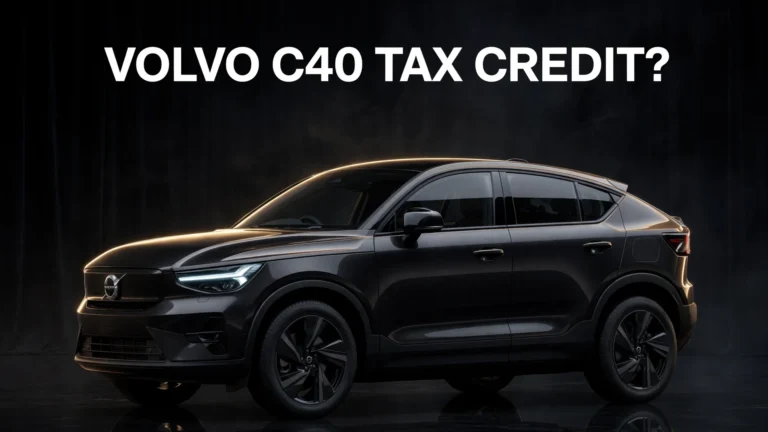 Does the Volvo C40 Qualify for the EV Tax Credit? The Full History