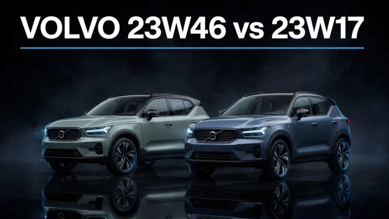 Volvo 23W46 vs 23W17: What Your Recharge's Build Code Really Means Volvo 23W46 vs 23W17: What Your Recharge’s Build Code Really Means