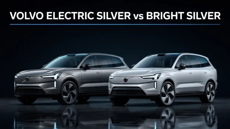 Volvo Electric Silver vs Bright Silver: Metallic Paint Codes & Visual Comparison