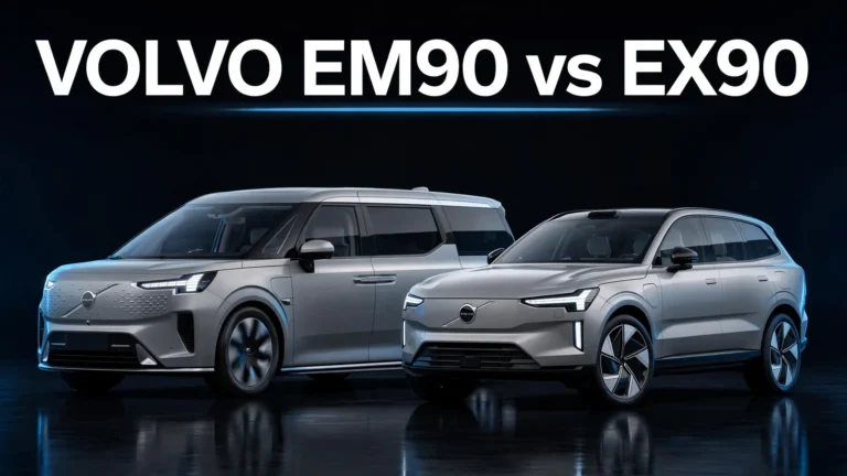 Volvo EM90 vs EX90: Luxury Electric MPV vs Flagship 3-Row SUV