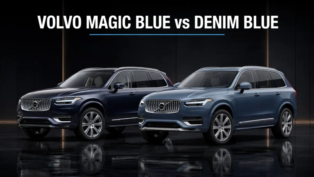 volvo magic blue vs denim blue
