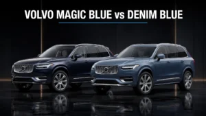 Volvo Magic Blue vs Denim Blue