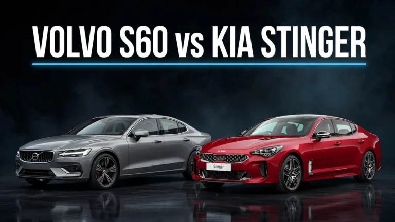 Volvo S60 vs Kia Stinger: The Sedan That Quit vs. the Sedan That Stayed