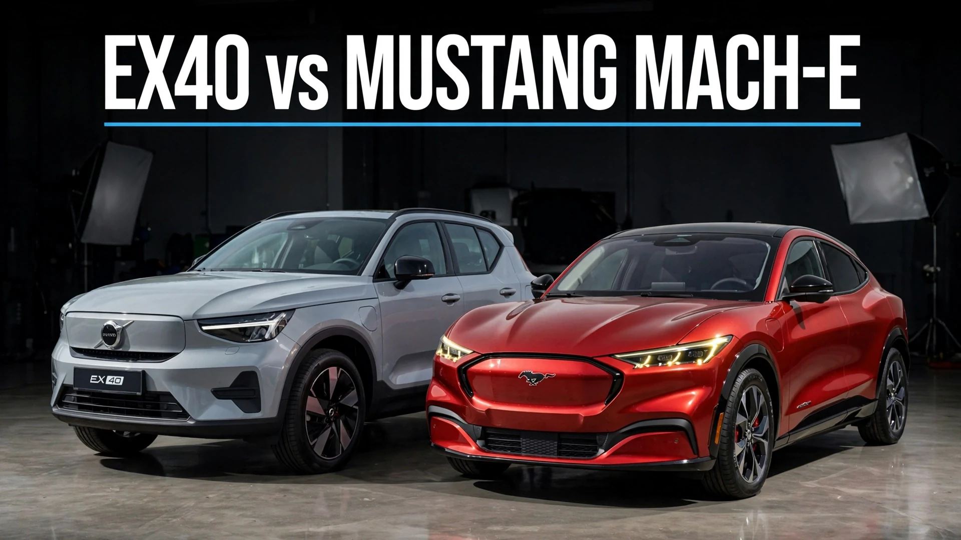 volvo xc40 vs ford mustang mach e