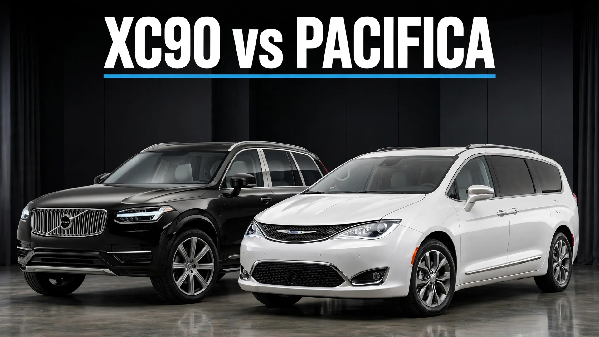 volvo xc90 vs chrysler pacifica