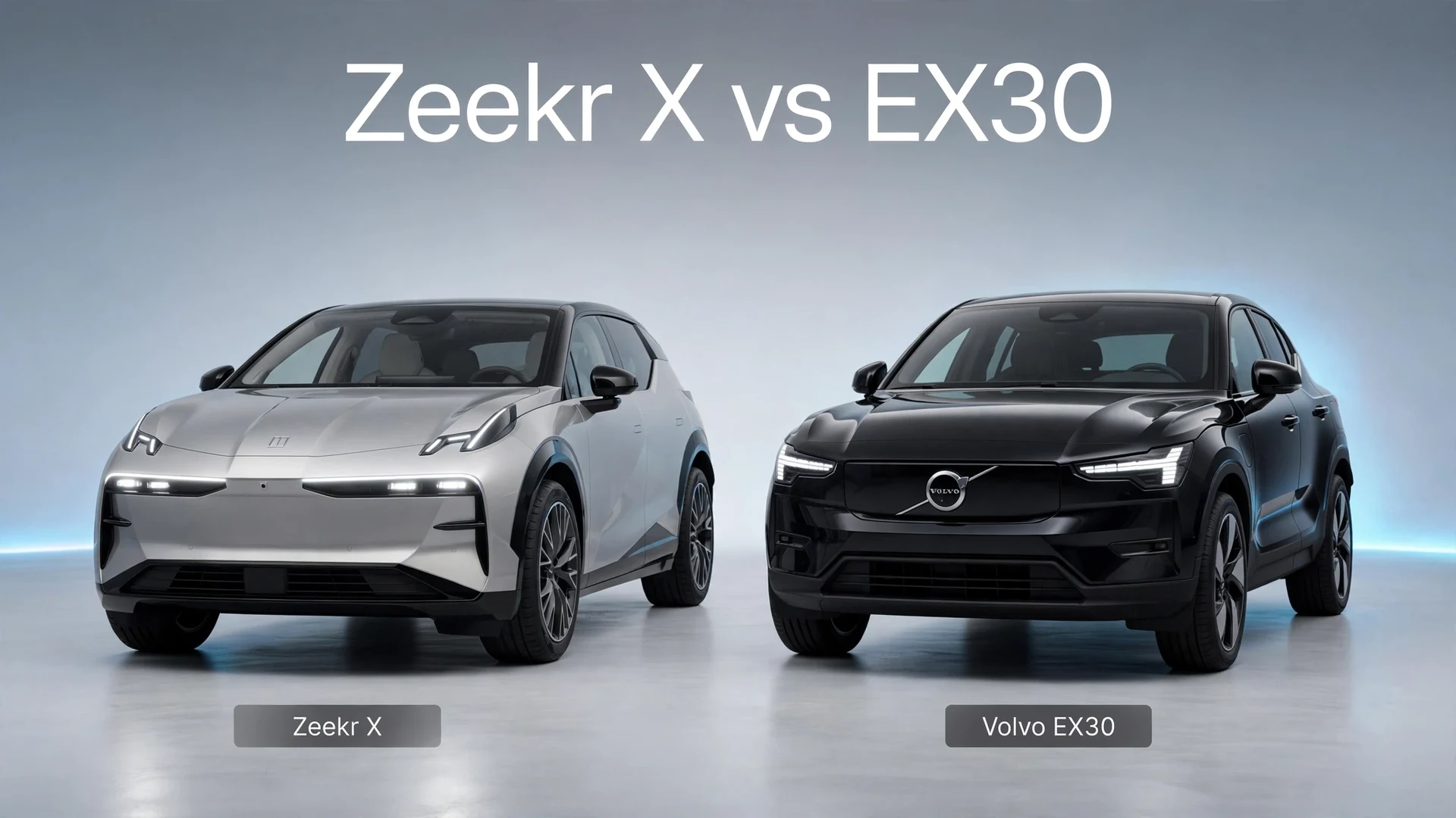 Zeekr X vs Volvo EX30? Zeekr X vs Volvo EX30?